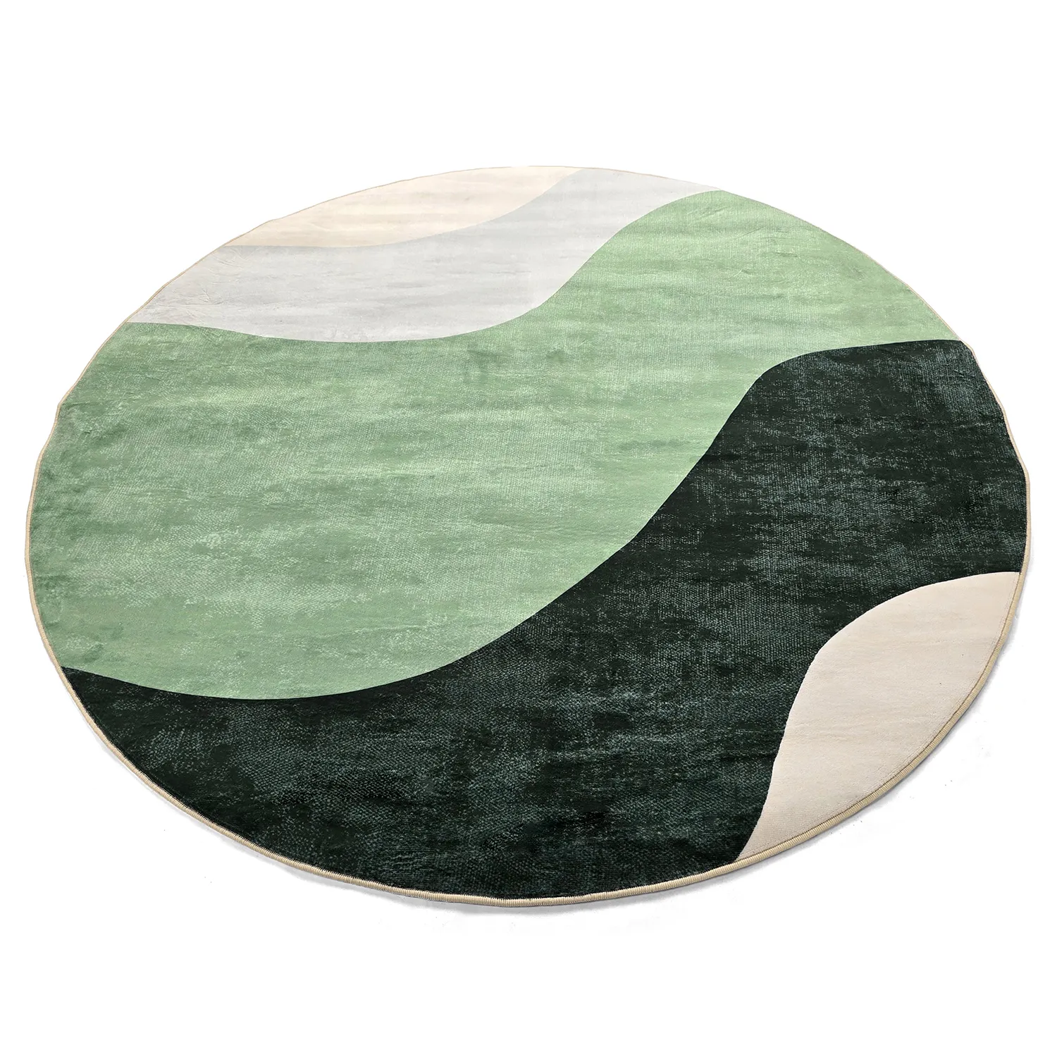 Rond vloerkleed - Barcelona (groente)