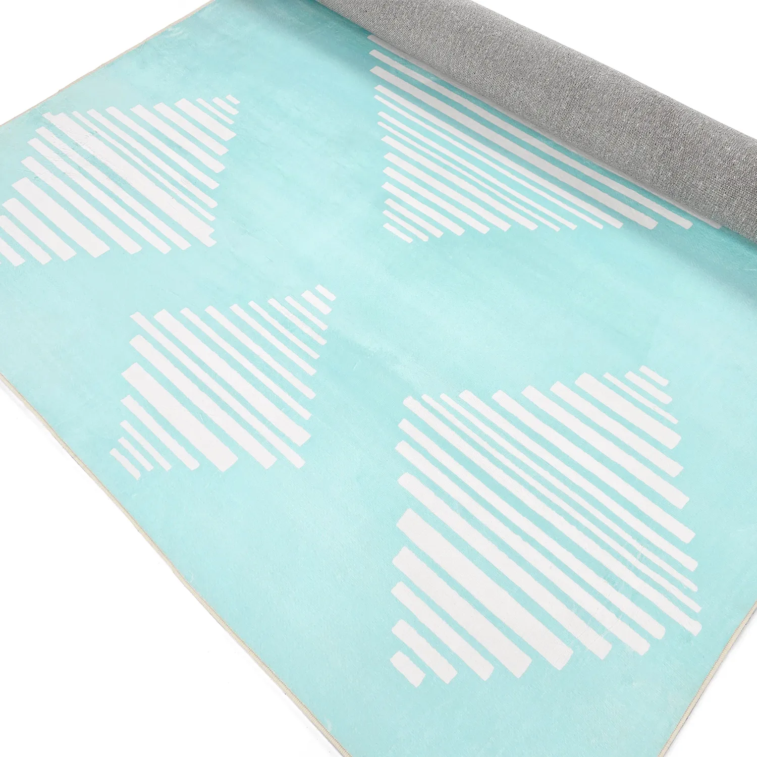 Wilton - Carmen (lichtblauw/wit)