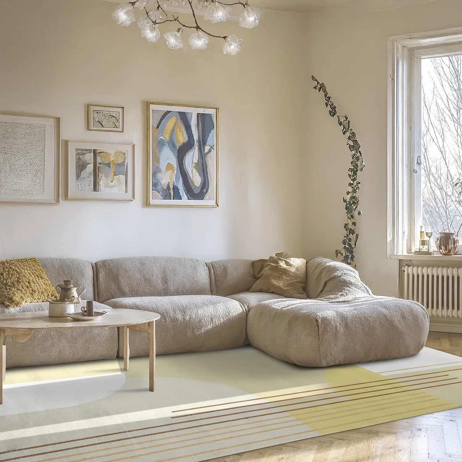 Wilton - Delft (beige/multi)