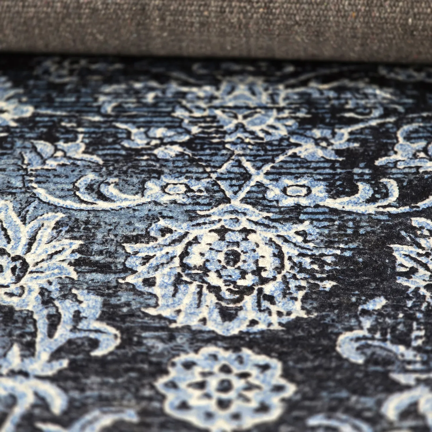 Wilton - Flowers (blauw)