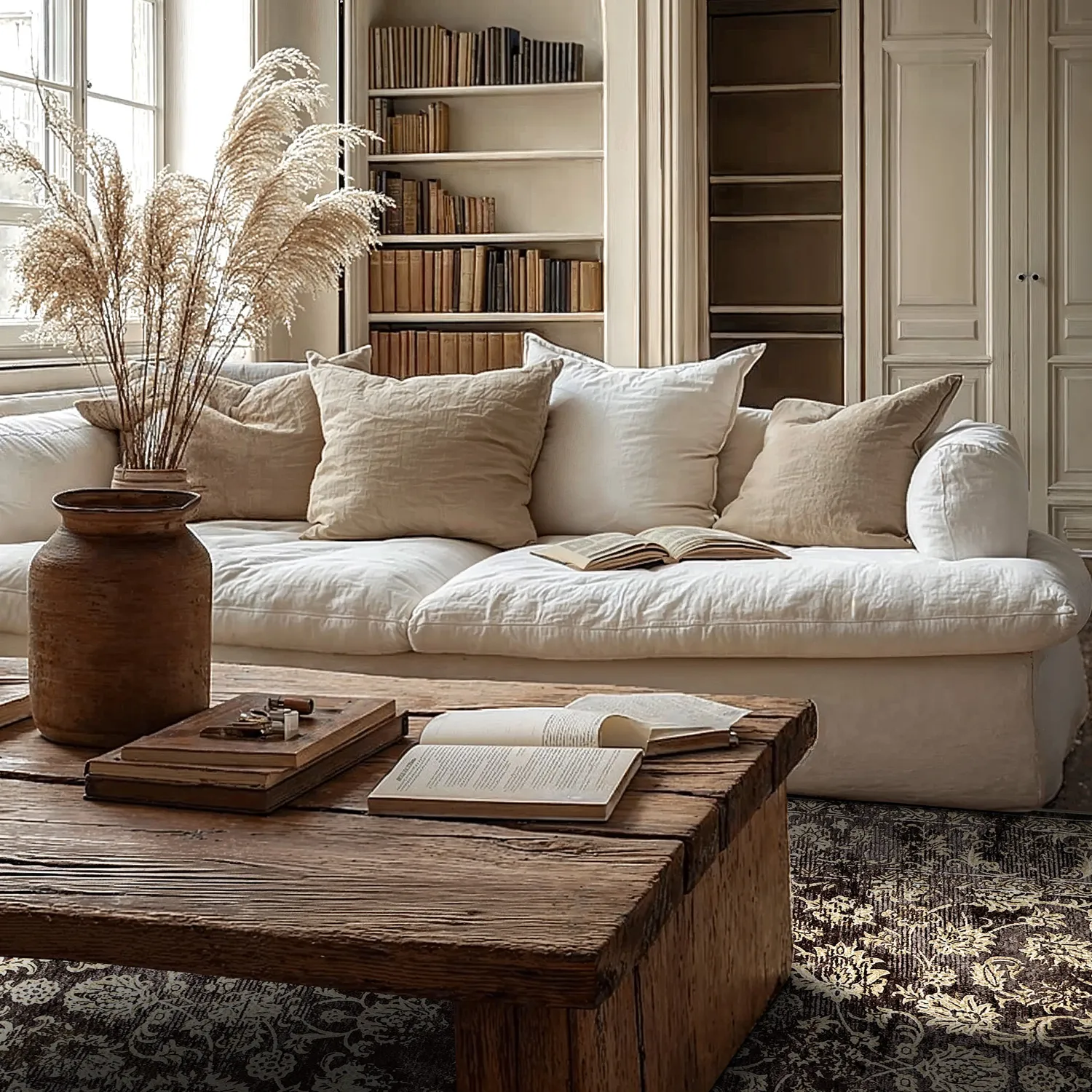 Wilton - Flowers (bruin)