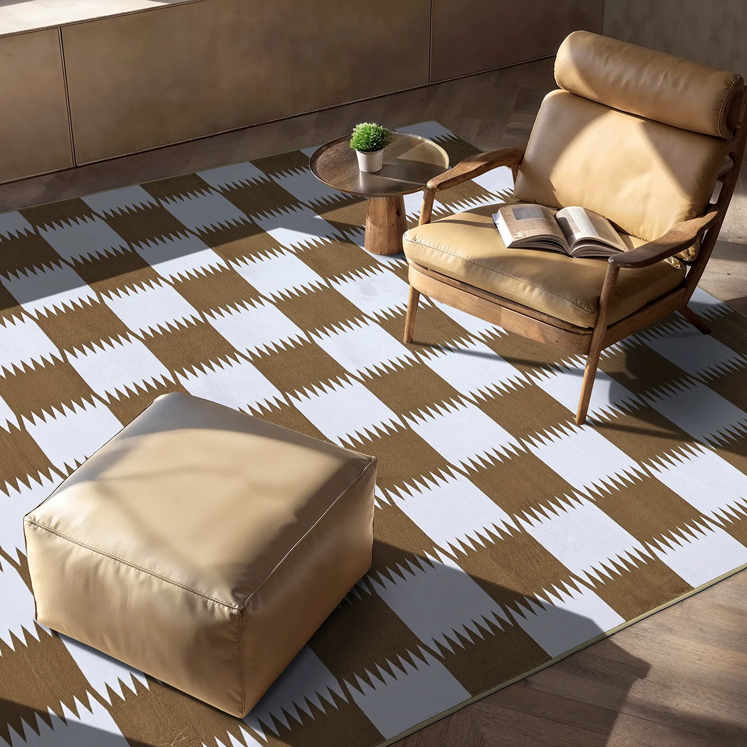 Wilton - Gobi (bruin/wit)