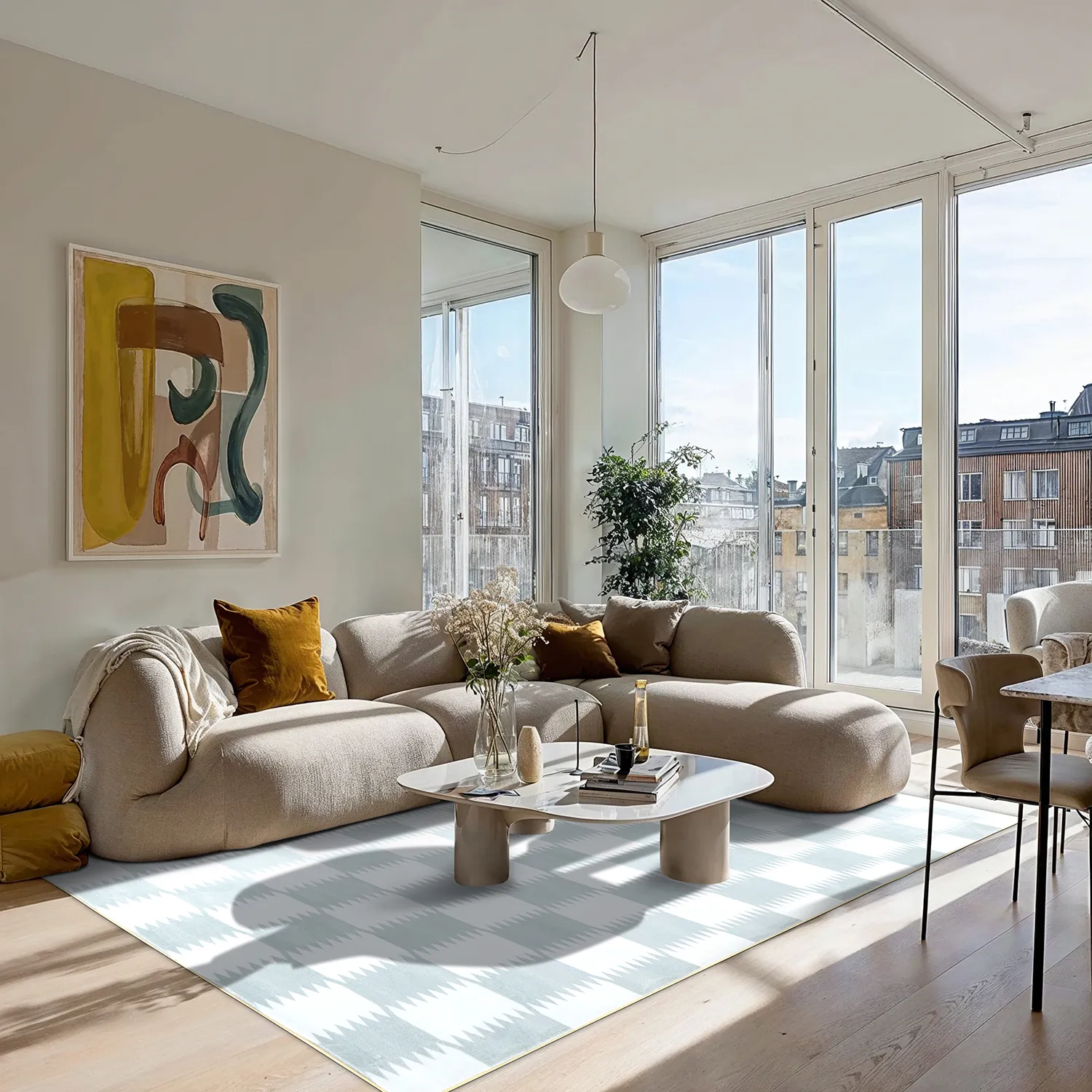 Wilton - Gobi (grijs/wit)