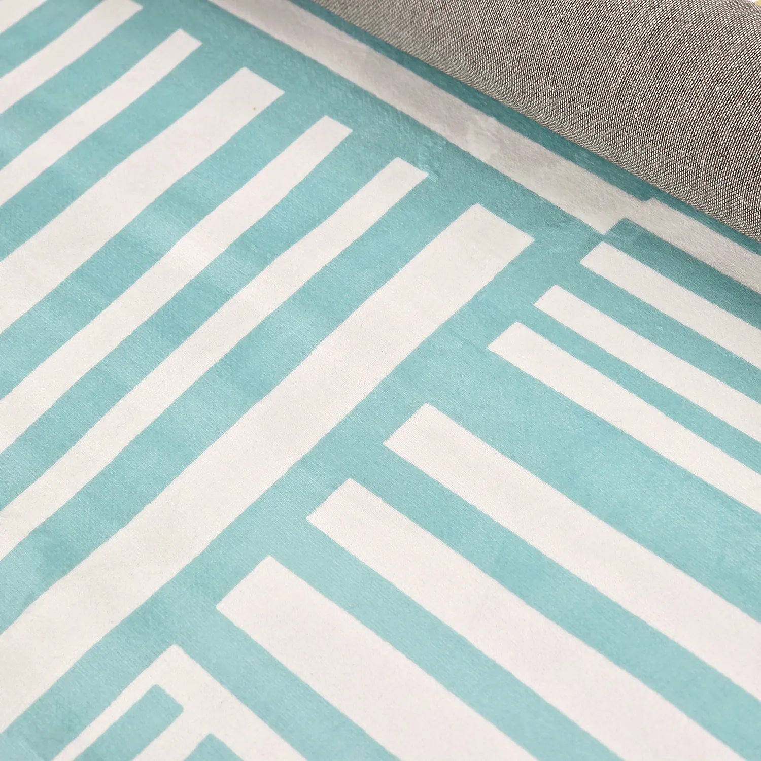 Wilton - Joma (turkoois/wit)