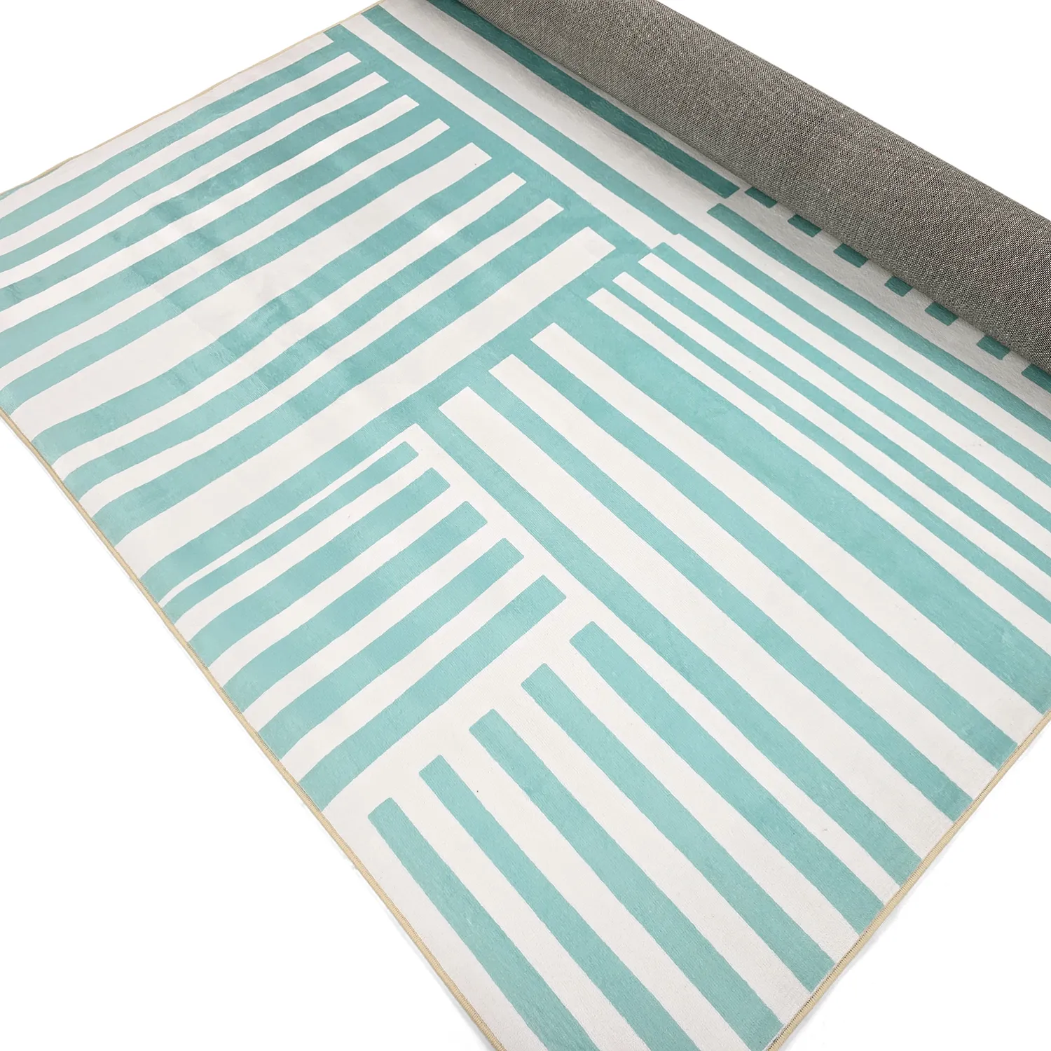 Wilton - Joma (turkoois/wit)