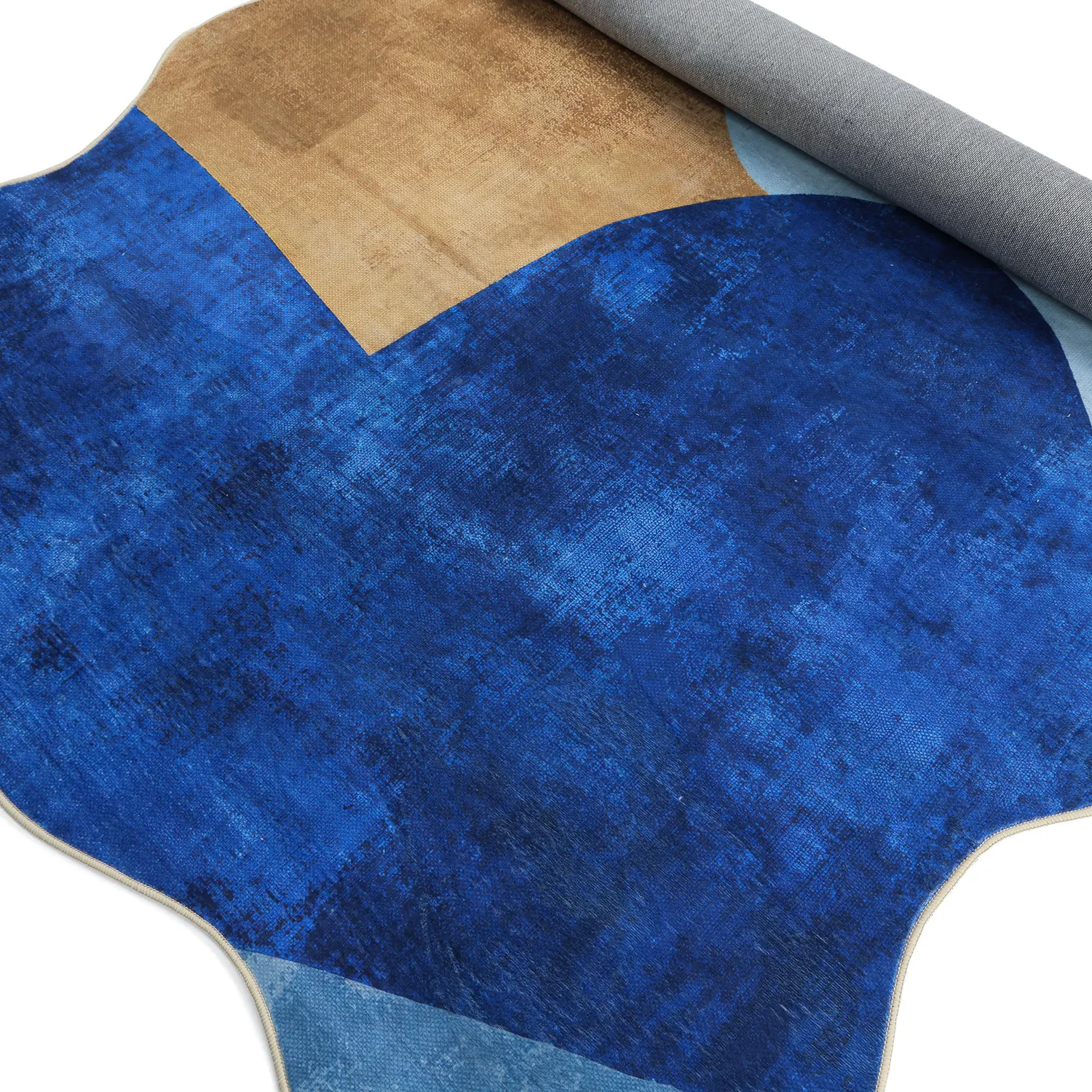 Golvend Wilton-tapijt - Lazio (blauw)