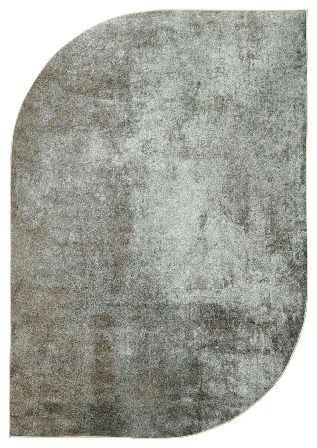Halfovaal Wilton-vloerkleed - Lynton (bruin)