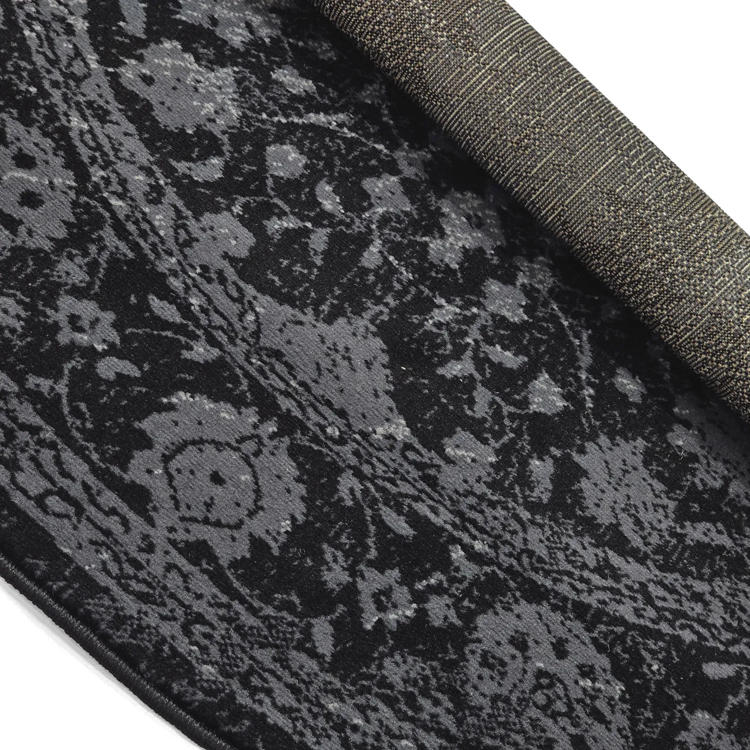 Rond vloerkleed - Peking Majestic (zwart)