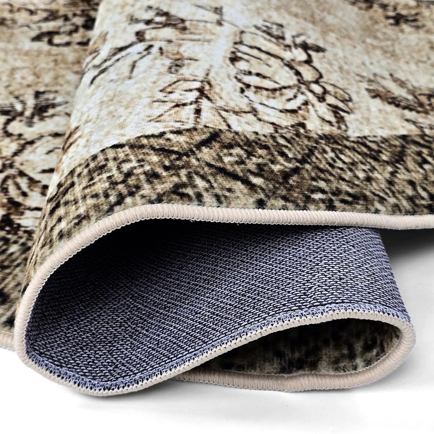 Rond vloerkleed - Rosalie (bruin)