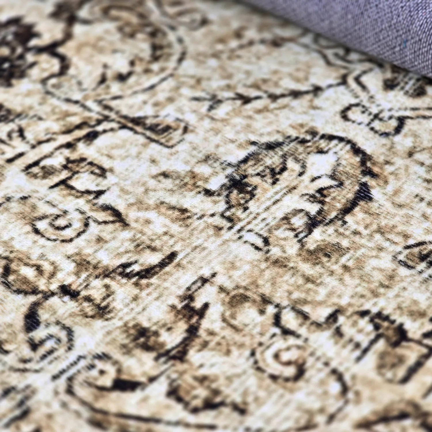 Rond vloerkleed - Rosalie (bruin)