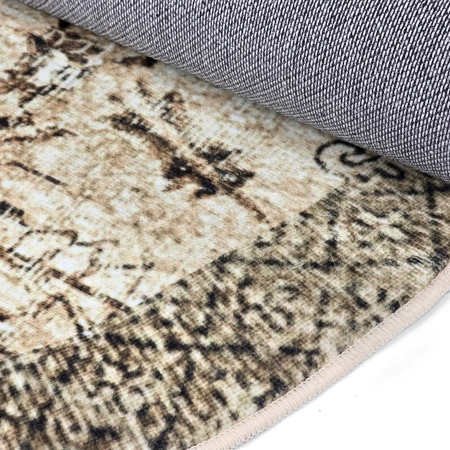 Rond vloerkleed - Rosalie (bruin)