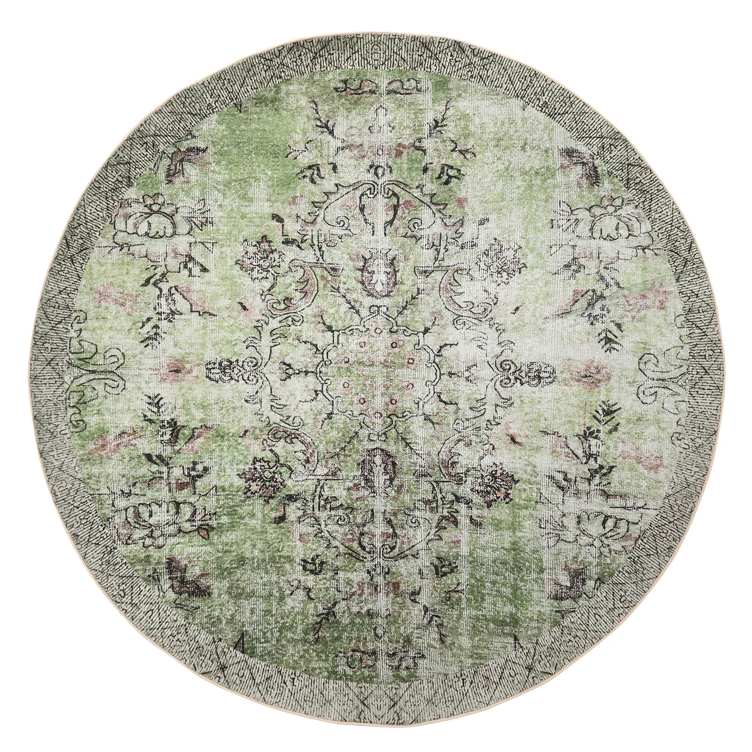 Rond vloerkleed - Rosalie (groente)