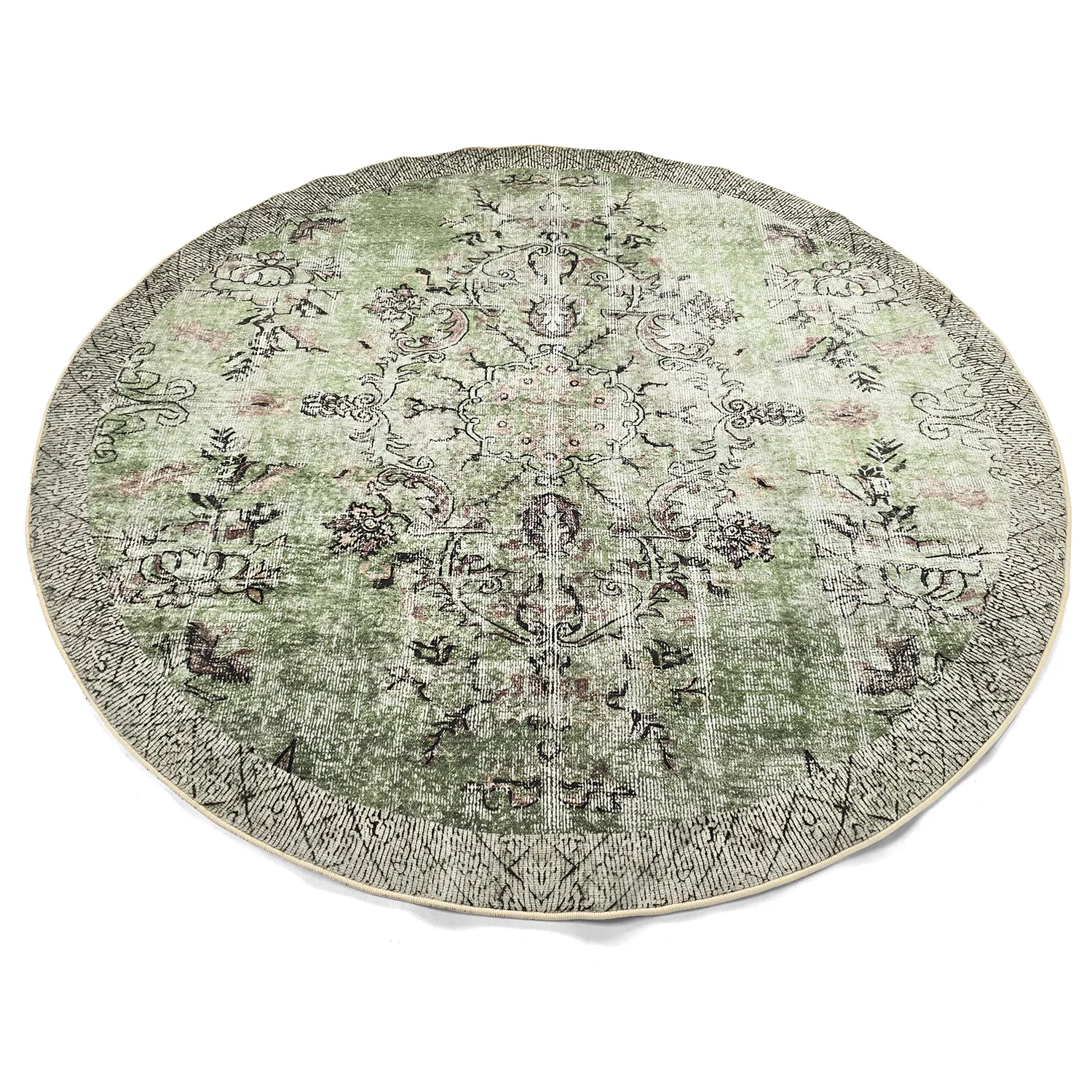 Rond vloerkleed - Rosalie (groente)