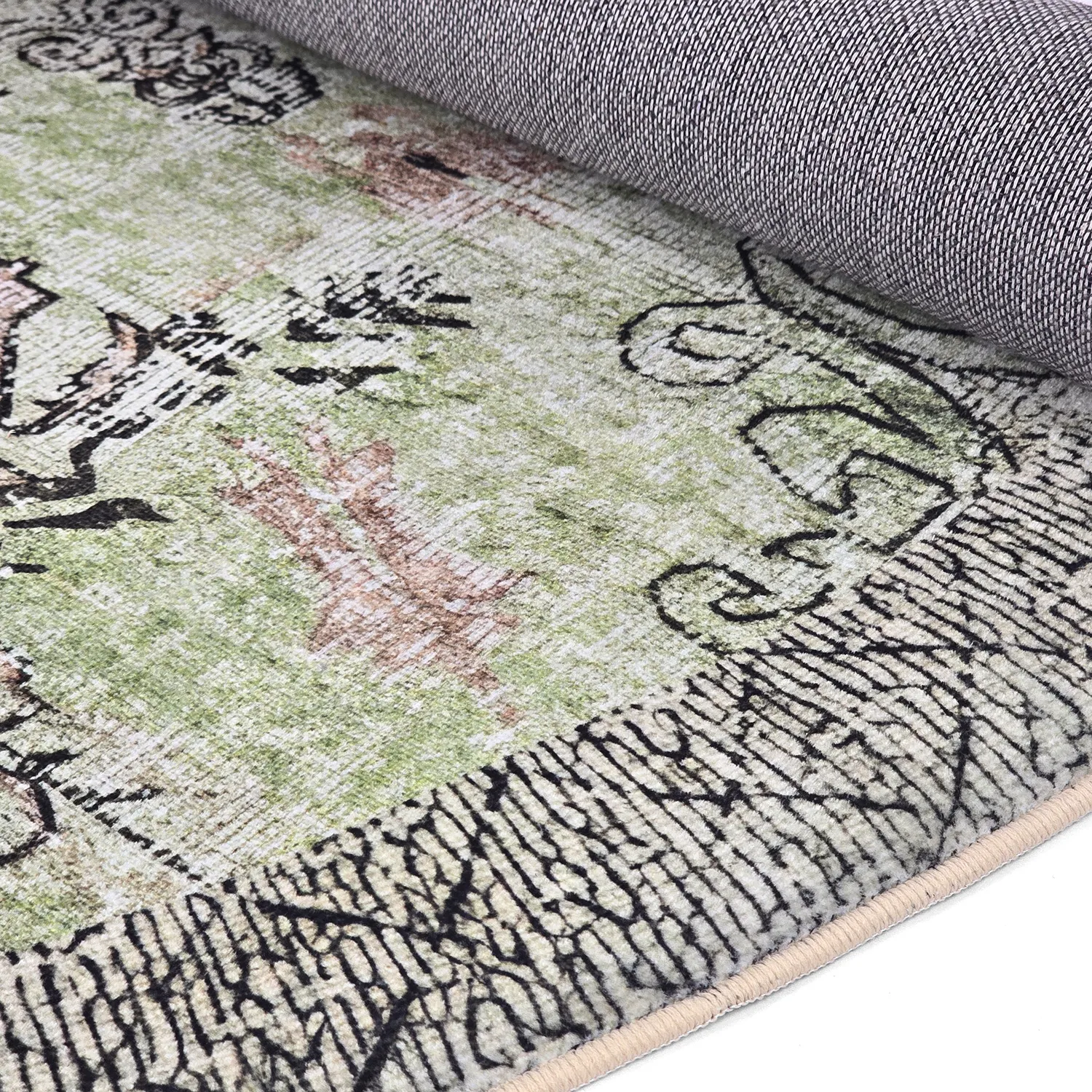 Rond vloerkleed - Rosalie (groente)