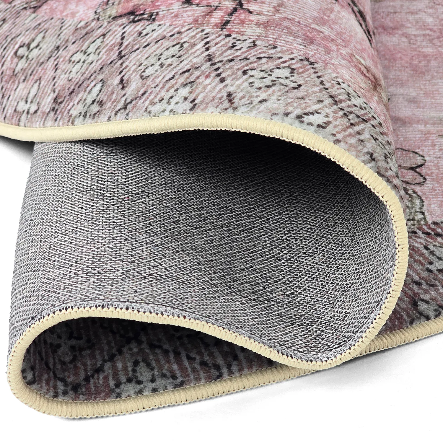 Rond vloerkleed - Rosalie (roze)