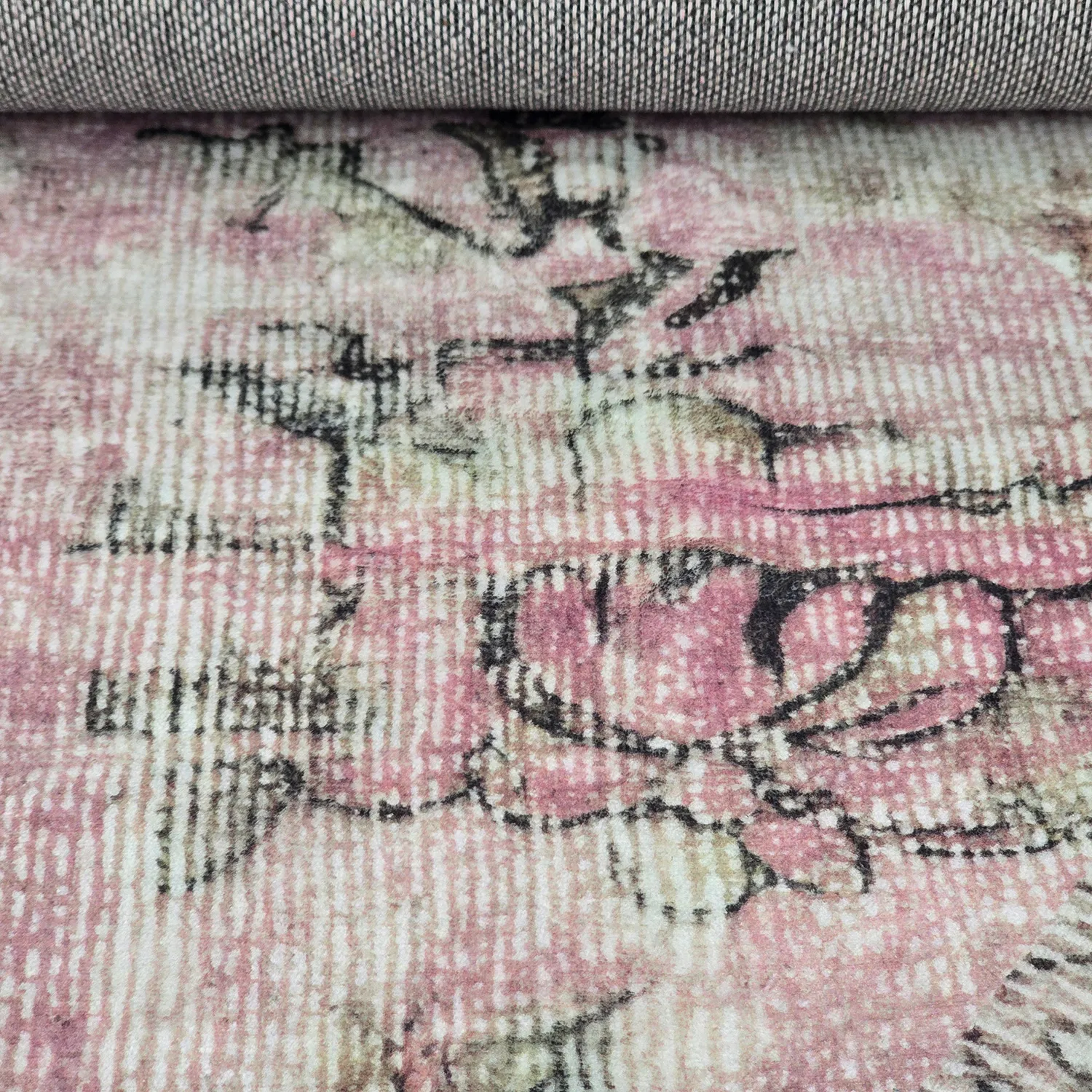 Rond vloerkleed - Rosalie (roze)