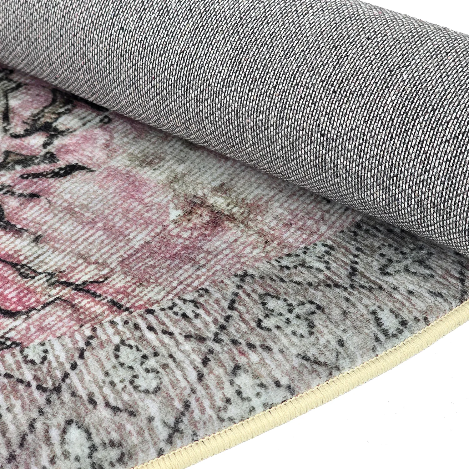 Rond vloerkleed - Rosalie (roze)