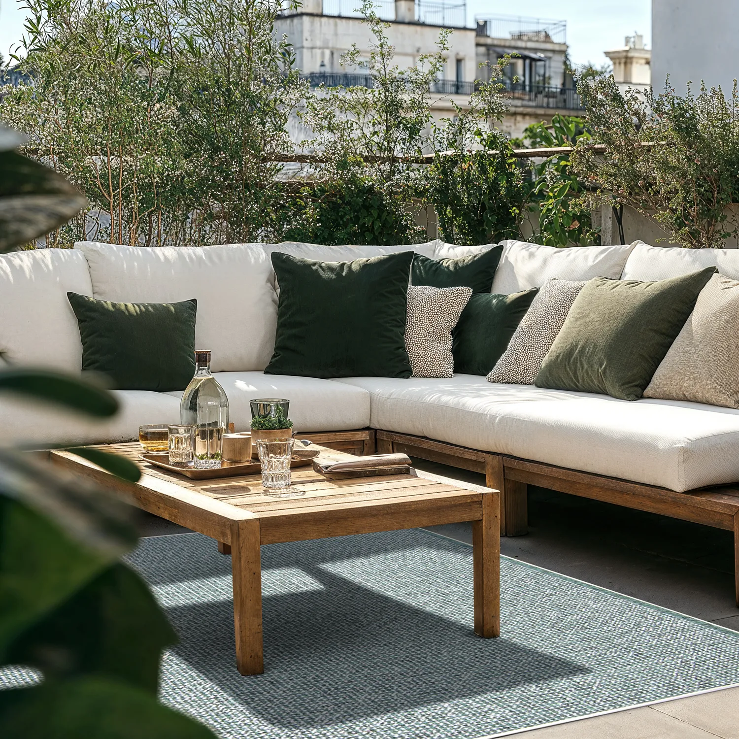 Vloerkleden voor binnen en buiten - Tromsø (groente)