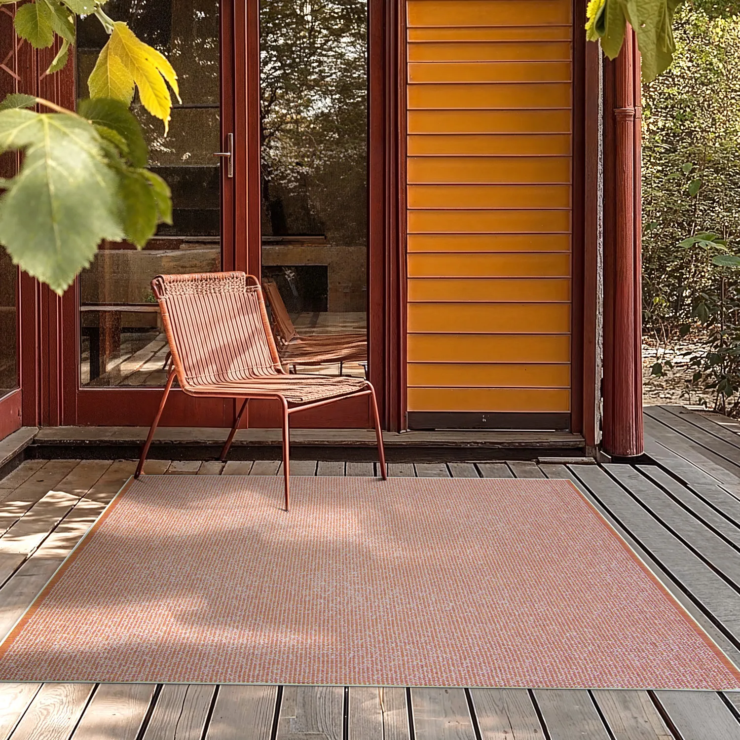 Vloerkleden voor binnen en buiten - Tromsø (oranje)