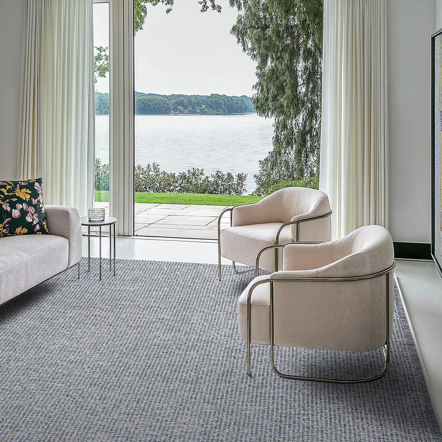 Vloerkleden voor binnen en buiten - Tromsø (zilver)