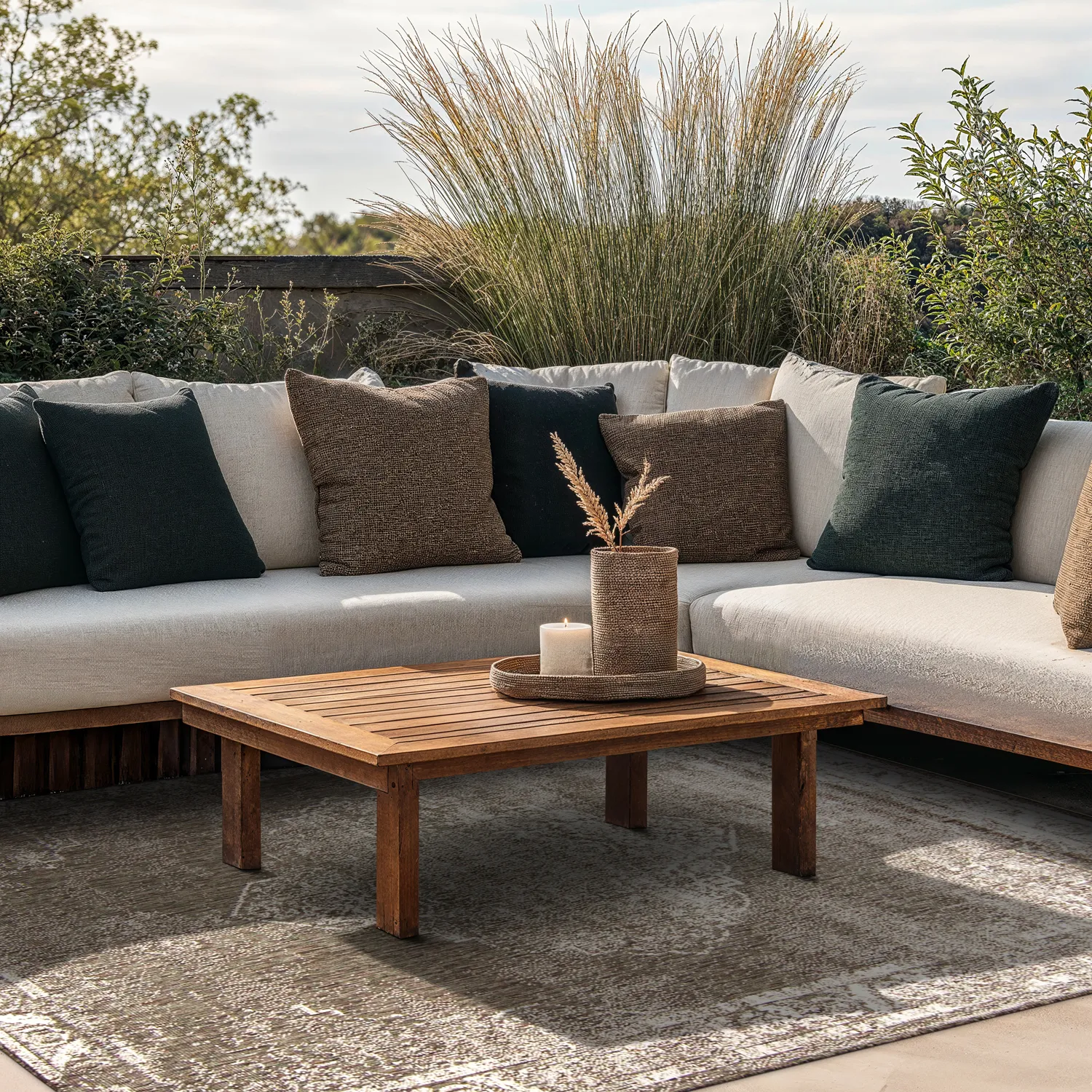 Vloerkleden voor binnen en buiten - Brussels Weave (grijs)