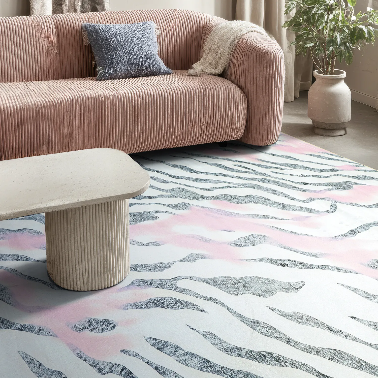 Wilton - Yulara (grijs/roze/wit)