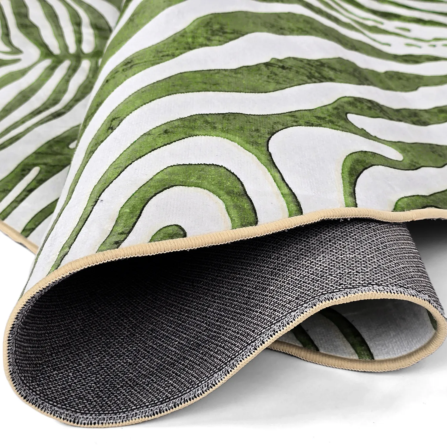 Rond vloerkleed - Zebra (groente)