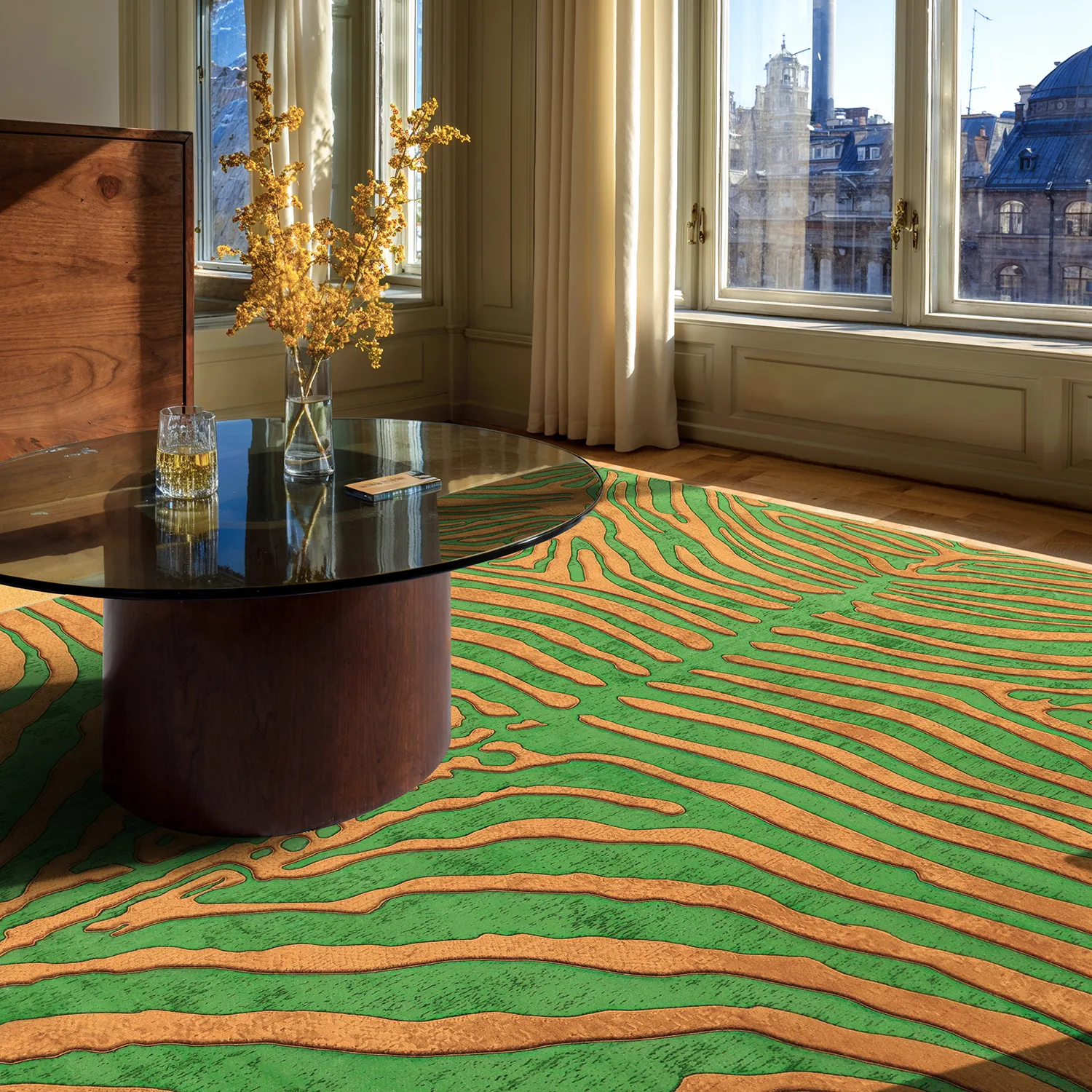 Wilton - Zebra (groen/oranje)