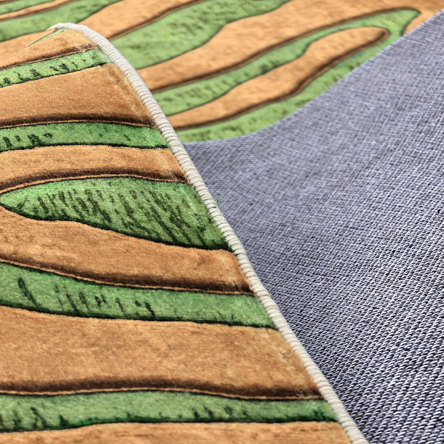 Wilton - Zebra (groen/oranje)