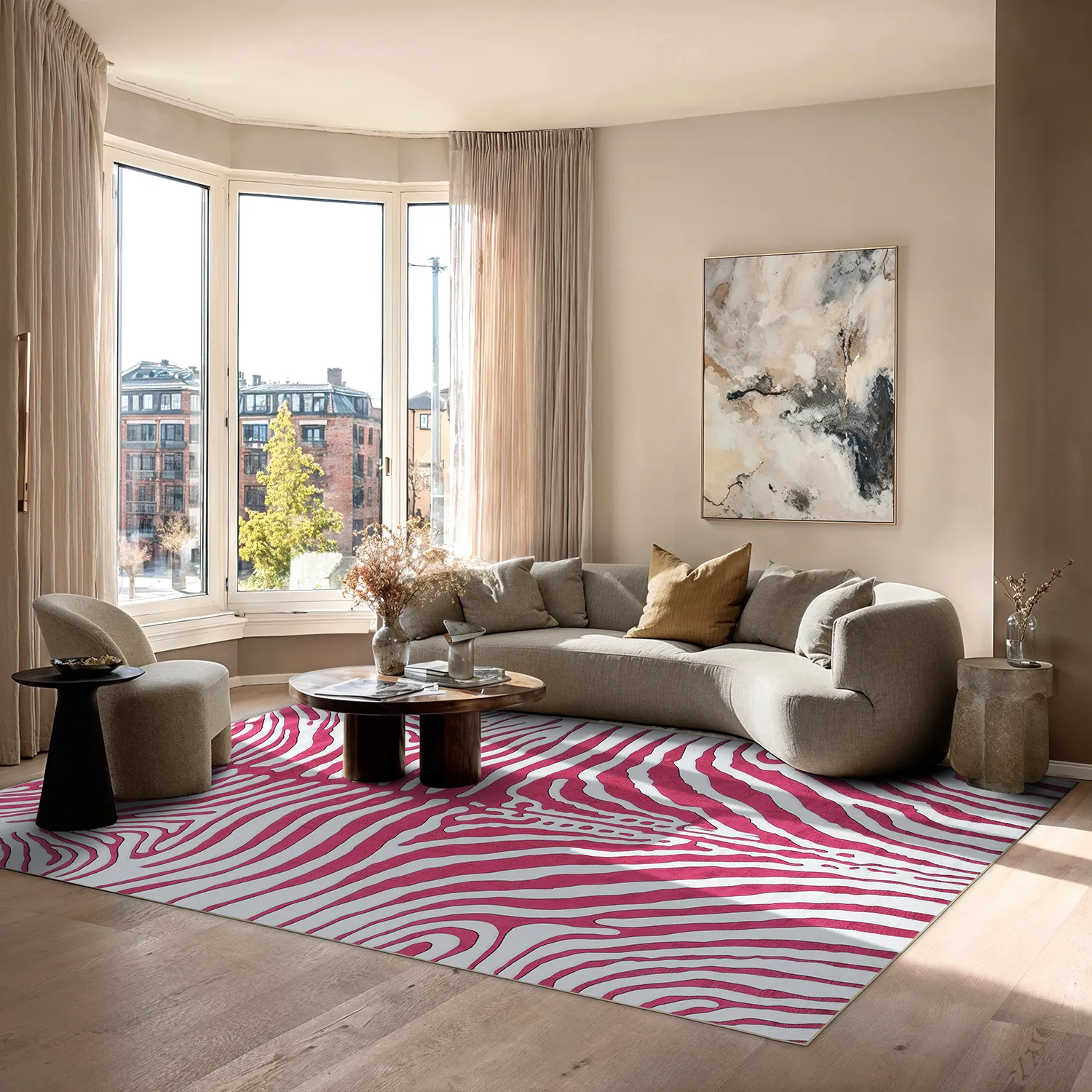 Wilton - Zebra (roze)