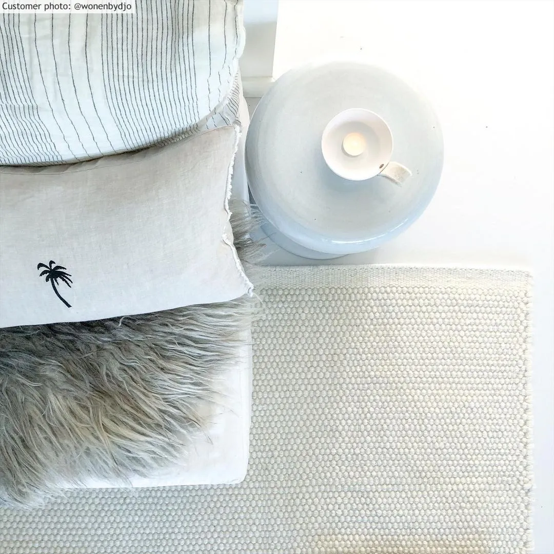 Wollen-vloerkleed - Coastal (wit)