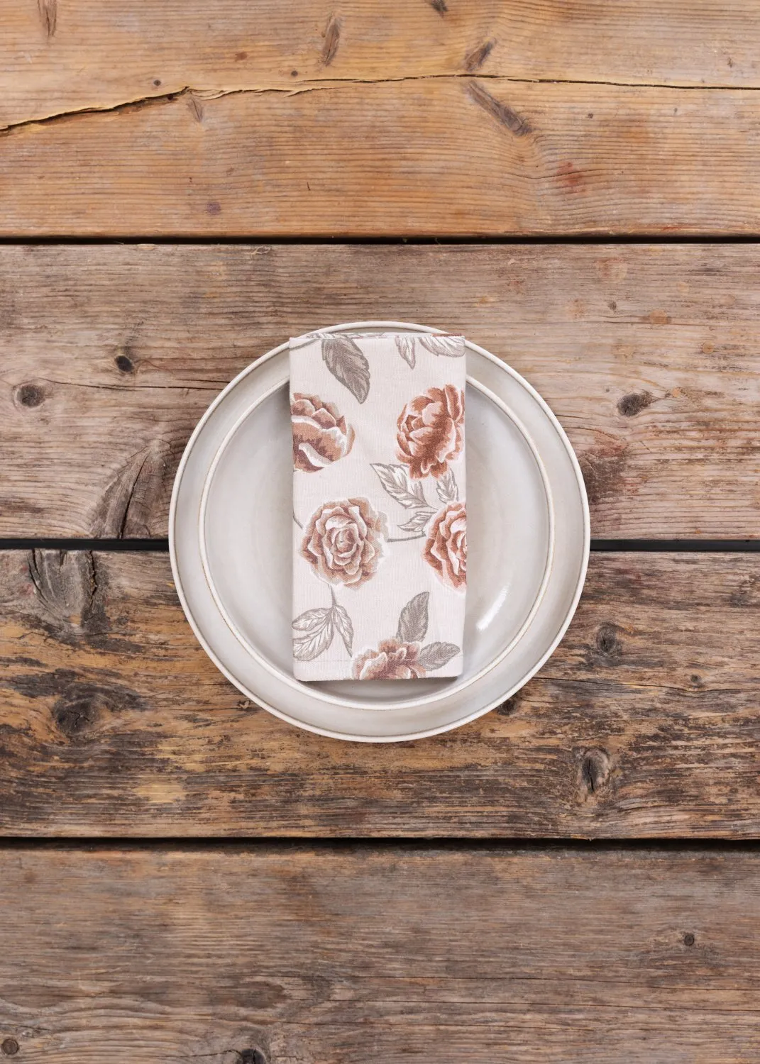 Servetten 4-pack - Wreath (roze)