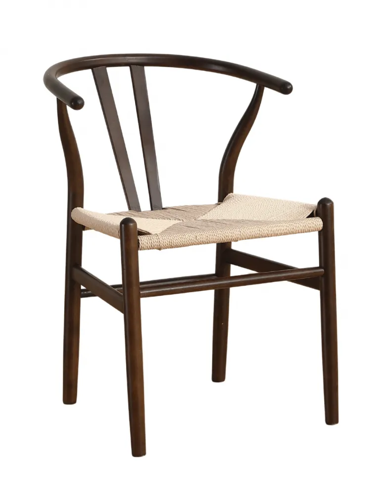 Stoel - Alta (okkernoot/beige) - 2 stuks