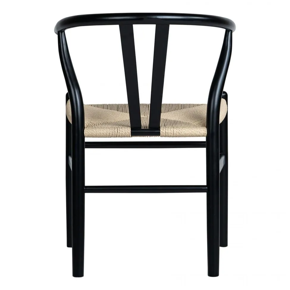 Stoel - Alta (zwart/beige) - 2 stuks