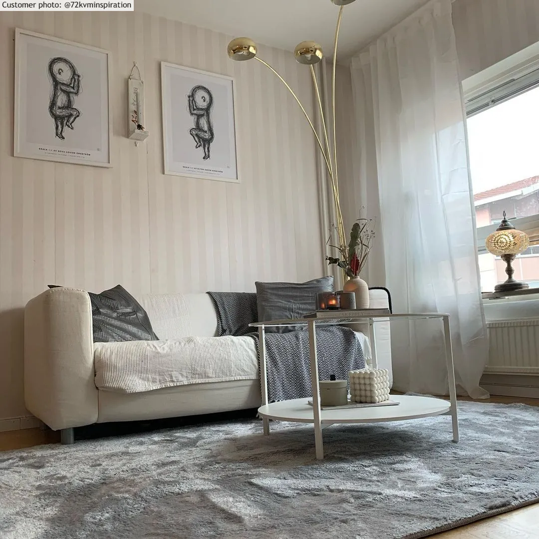 Hoogpolig vloerkleed - Aranga Super Soft Fur (grijs)