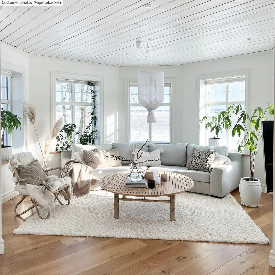 Hoogpolig vloerkleed - Stettin (offwhite)