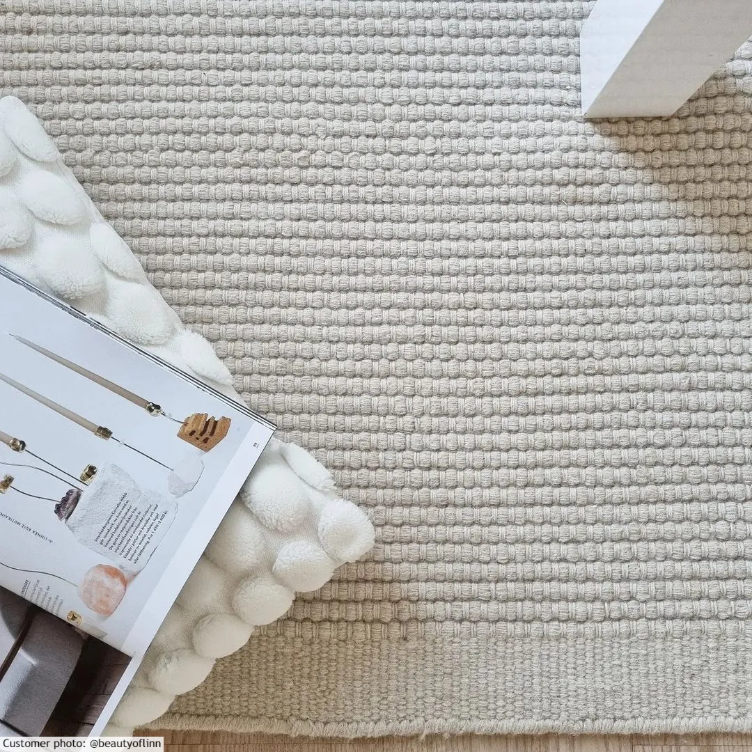 Wollen-vloerkleed - Coastal (creme)