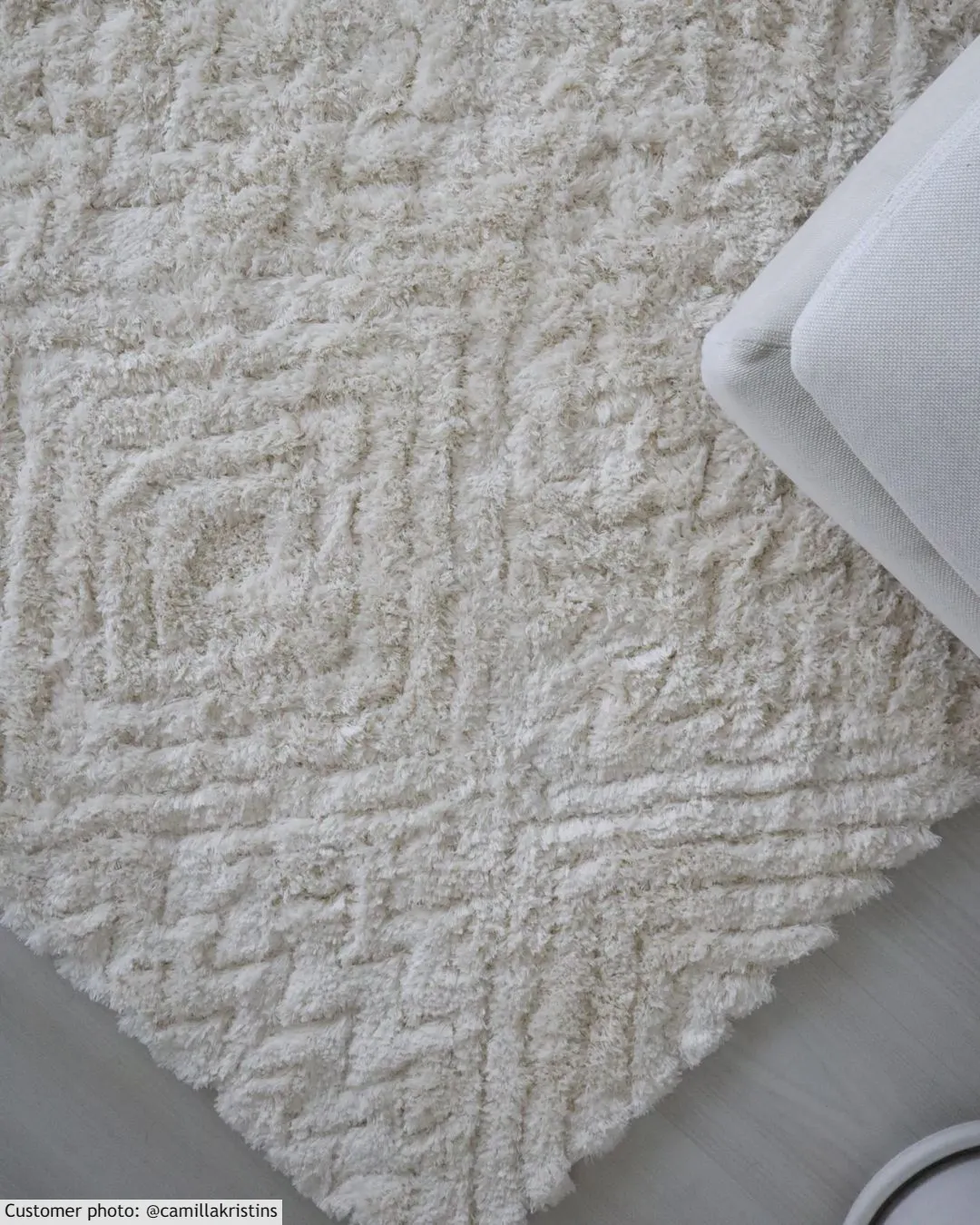 Hoogpolig vloerkleed - Stettin (offwhite)