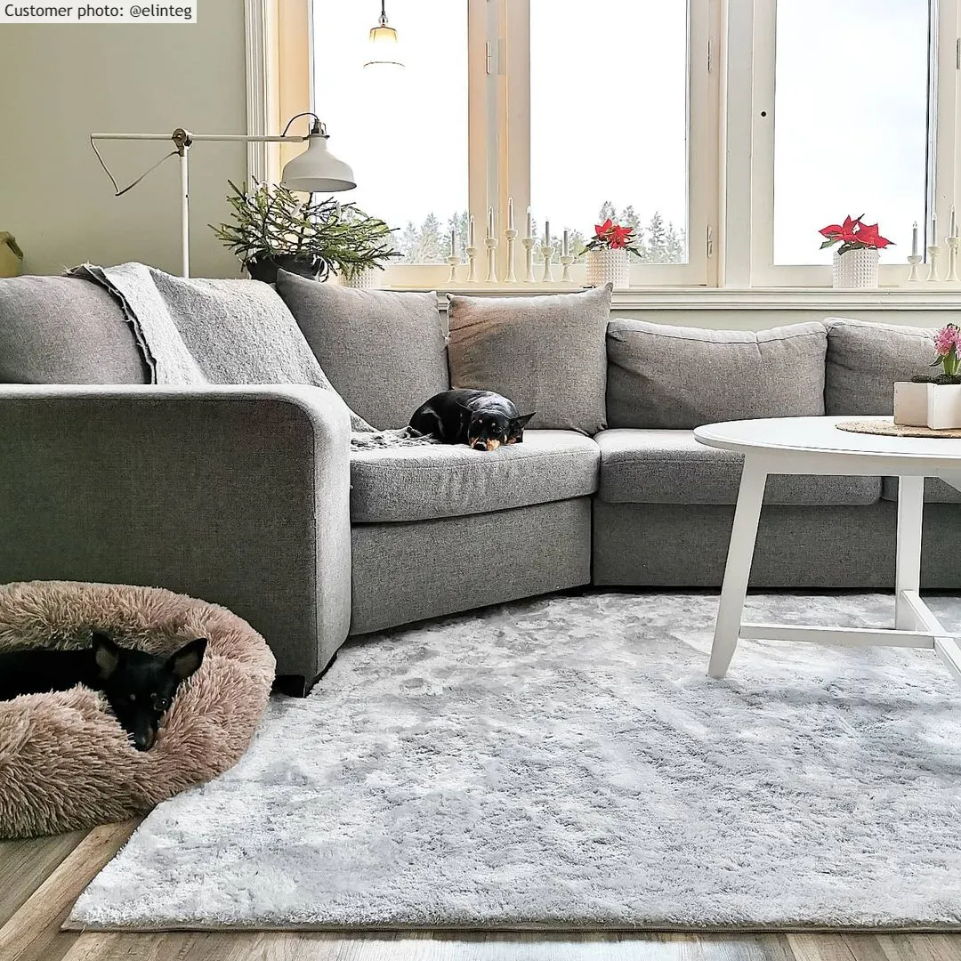 Hoogpolig vloerkleed - Aranga Super Soft Fur (grijs)