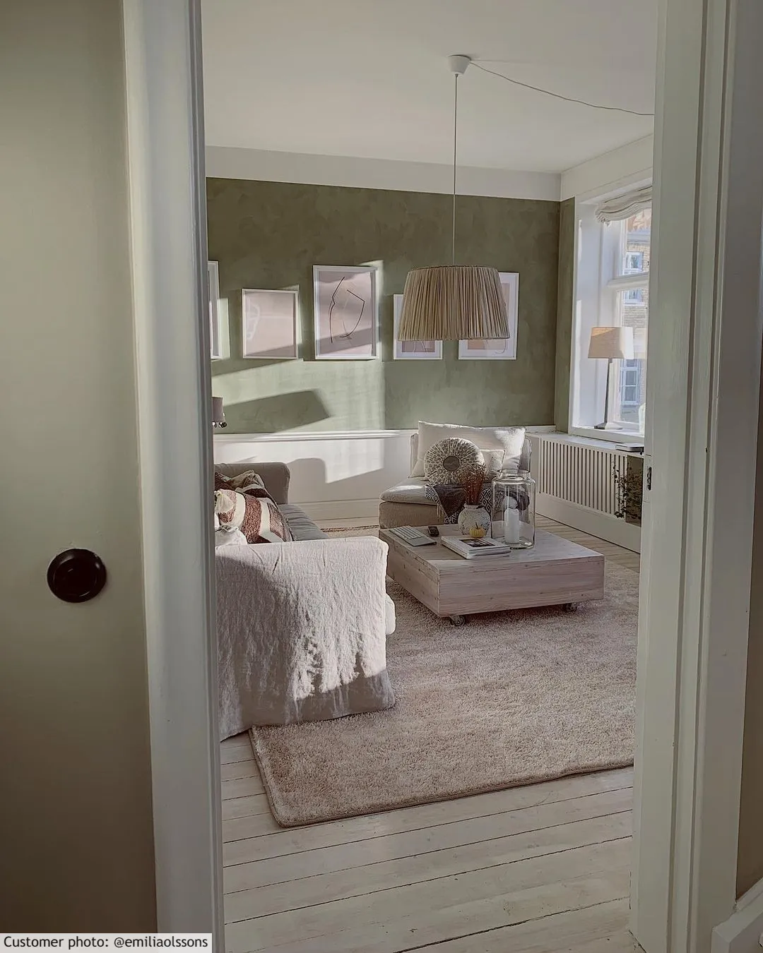 Hoogpolig vloerkleed - Cosy (beige)