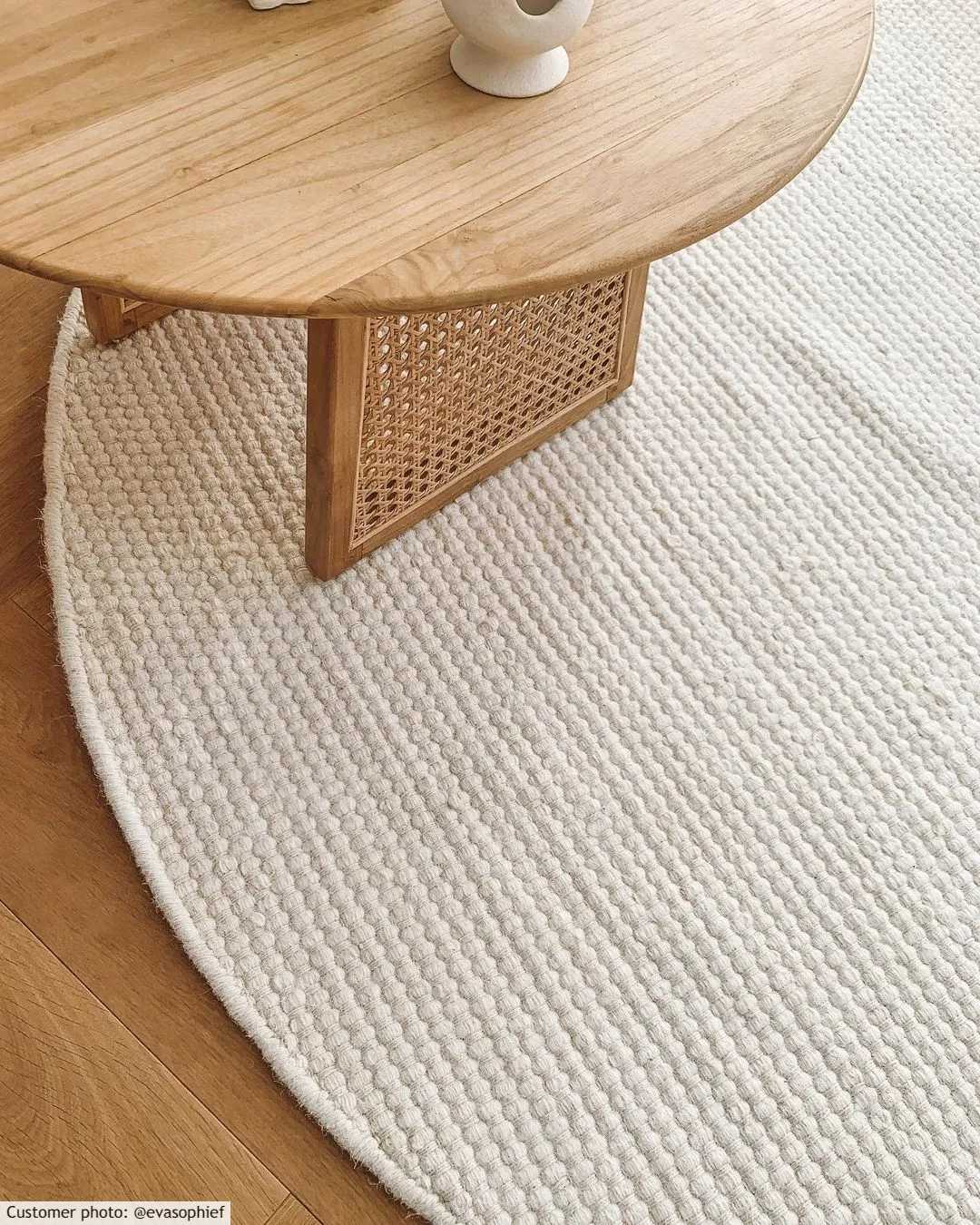 Ronde vloerkleden - Otago (wit)