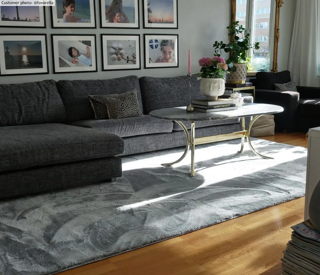 Hoogpolig vloerkleed - Aranga Super Soft Fur (grijs)