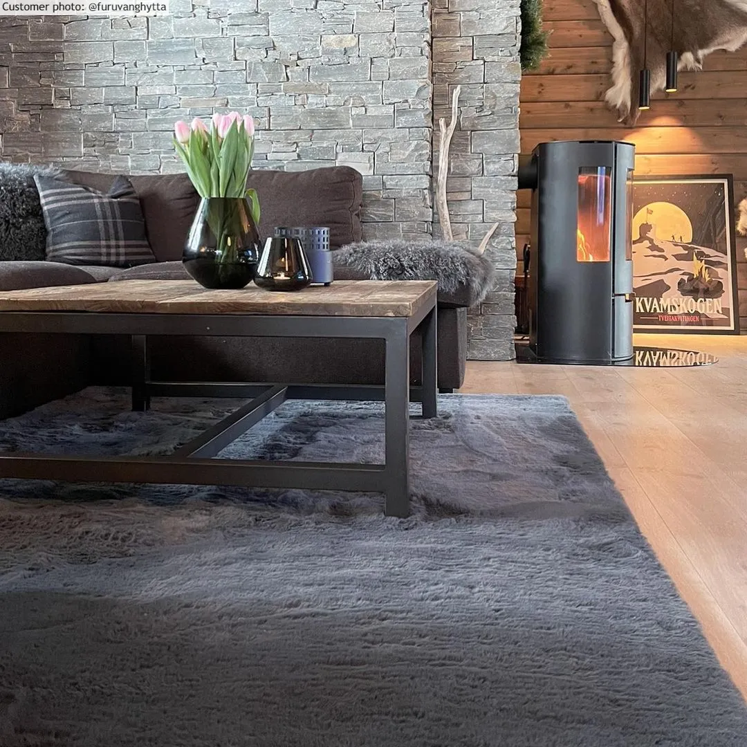 Hoogpolig vloerkleed - Aranga Super Soft Fur (antraciet)