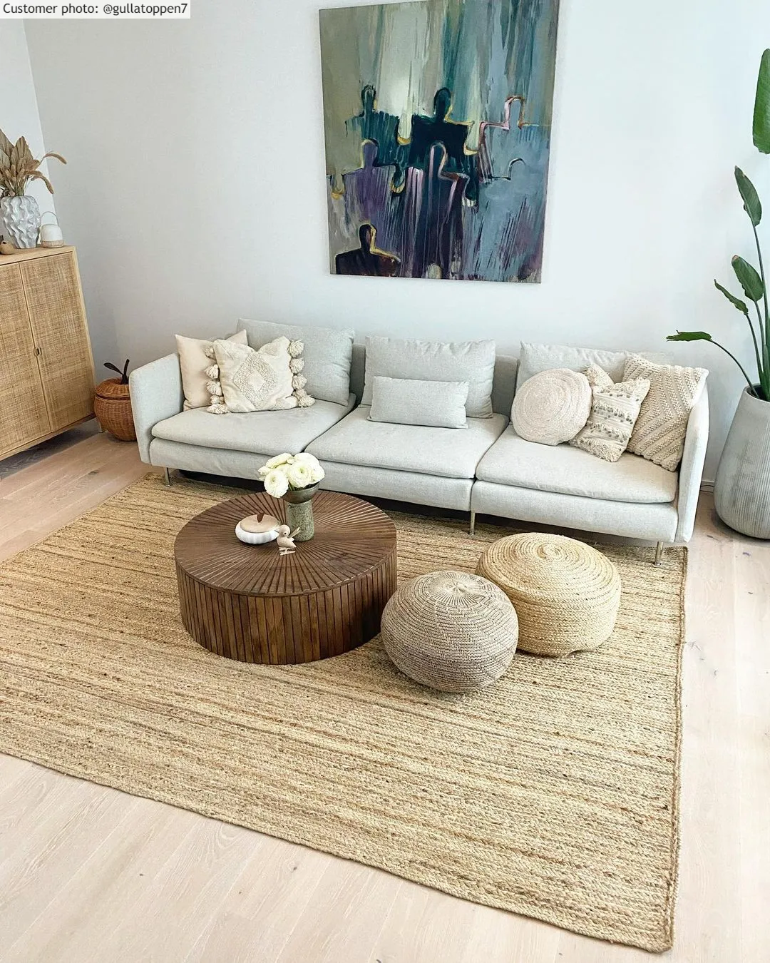 Jute-vloerkleed - San Francisco (jute)