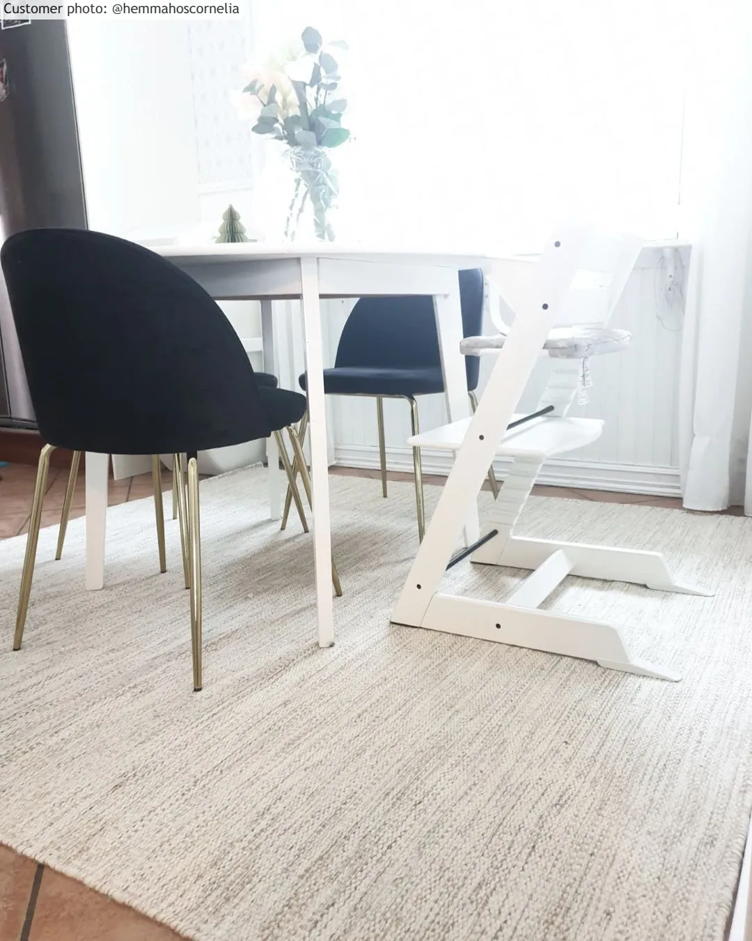 Wollen-vloerkleed - Dhurry (natuur)