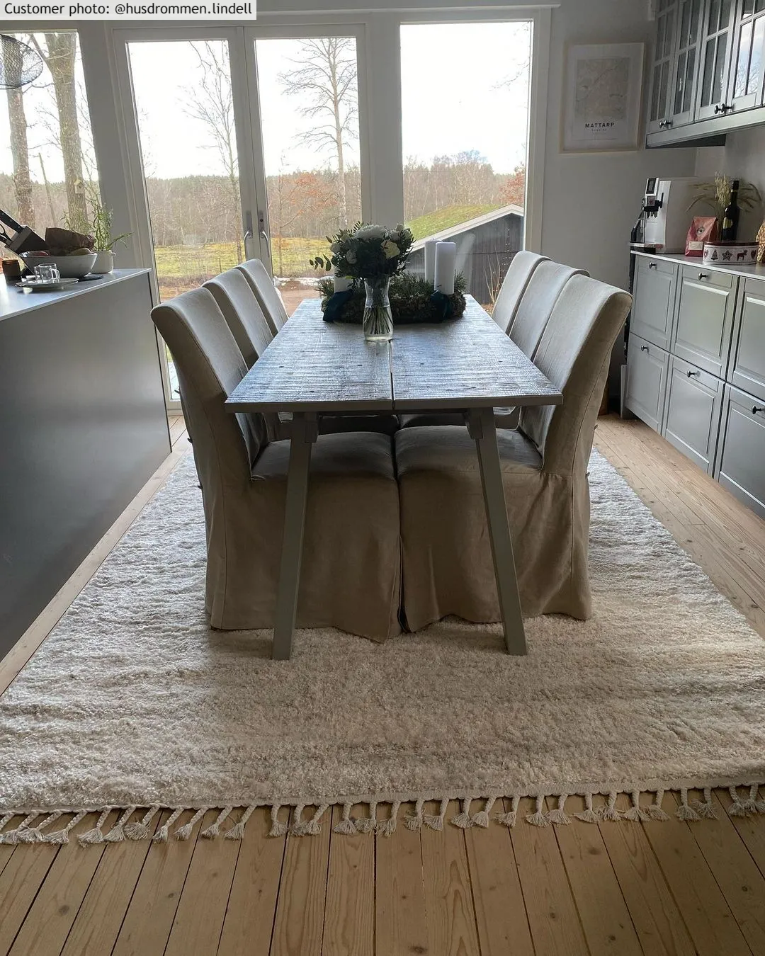 Hoogpolig vloerkleed - Orellana (beige)