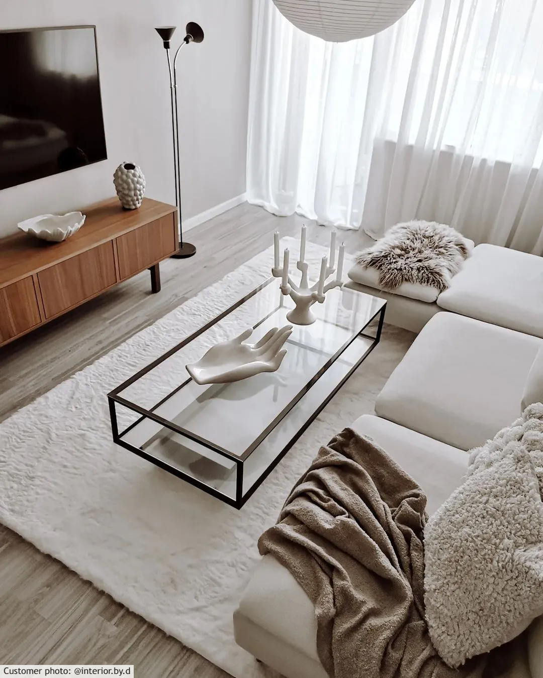 Hoogpolig vloerkleed - Cloud Super Soft (wit)