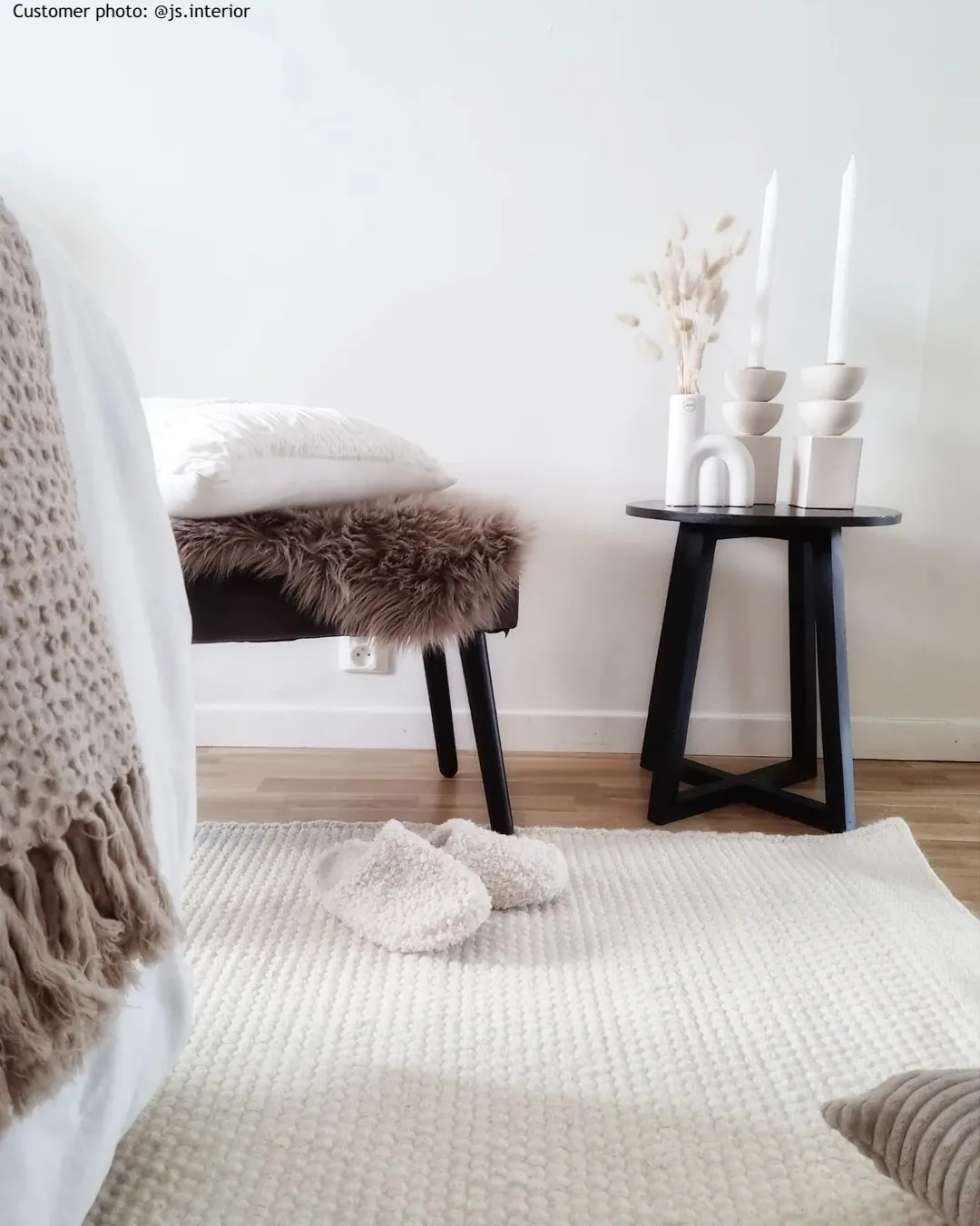 Wollen-vloerkleed - Coastal (wit)