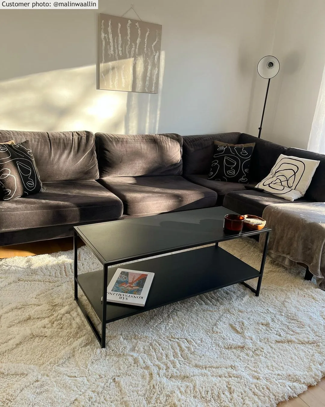 Hoogpolig vloerkleed - Rostock (offwhite)