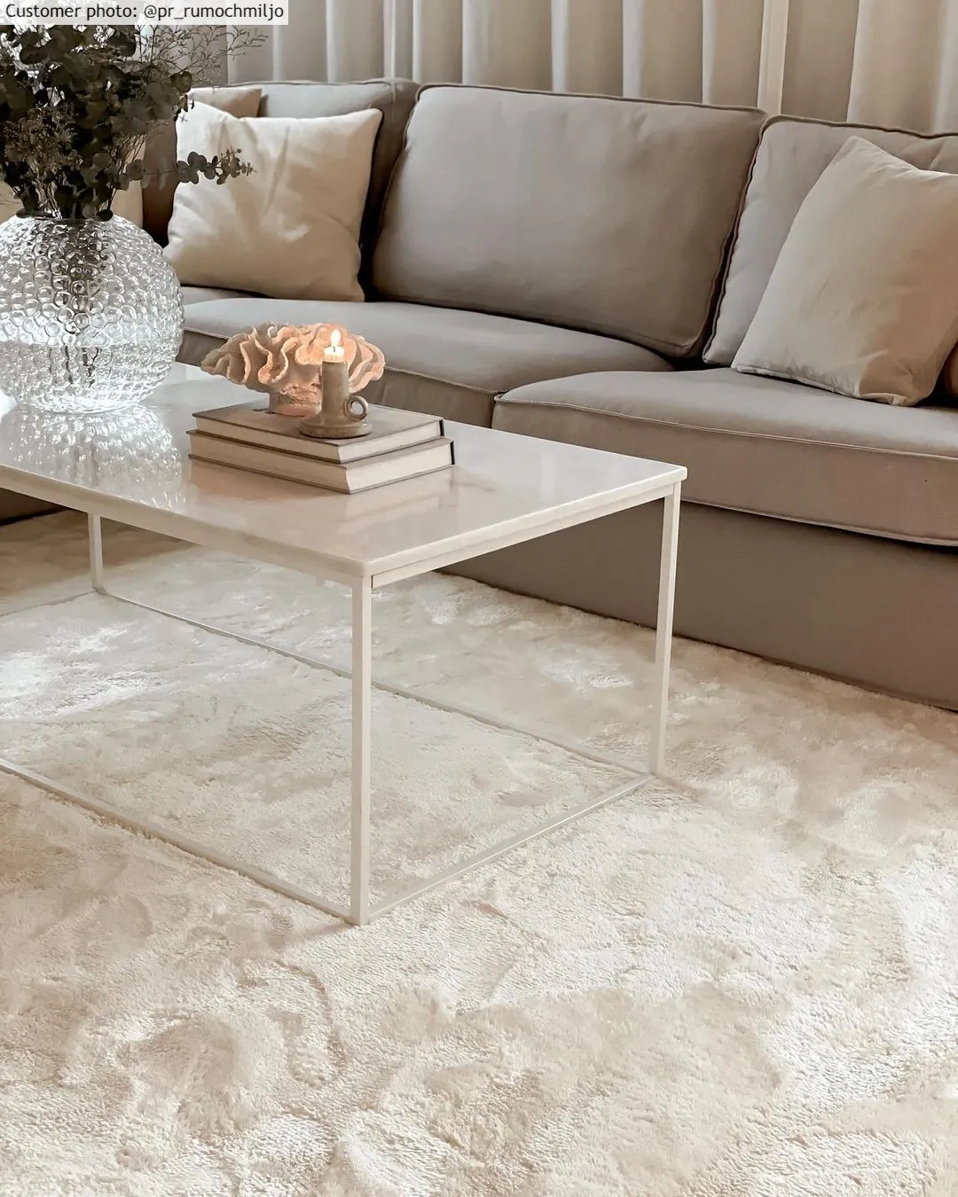 Hoogpolig vloerkleed - Aranga Super Soft Fur (beige)